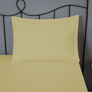 Porta-Travesseiro Dia a Dia 50 x 70 cm Percal 180 Fios Amarelo