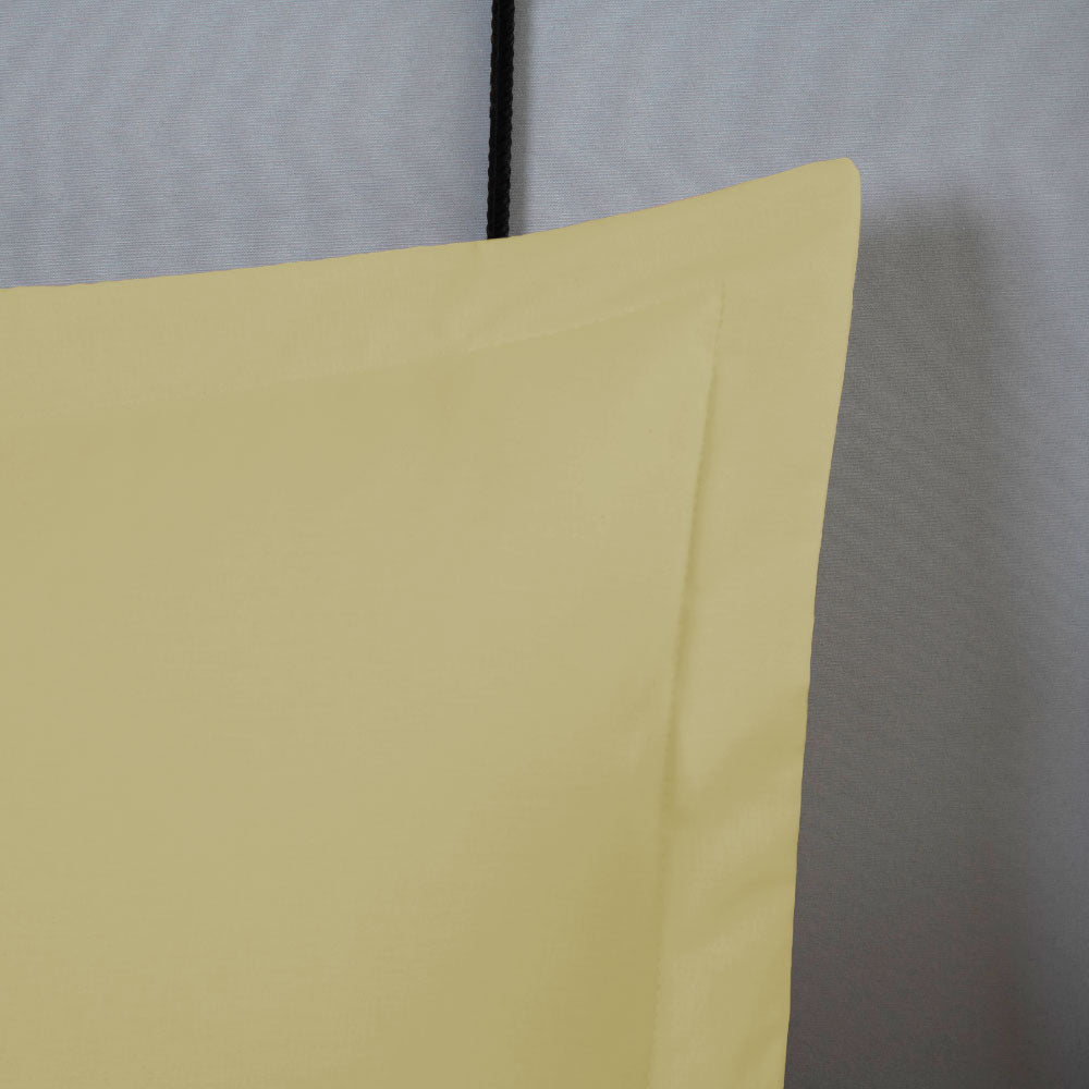 Porta-Travesseiro Dia a Dia 50 x 70 cm Percal 180 Fios Amarelo