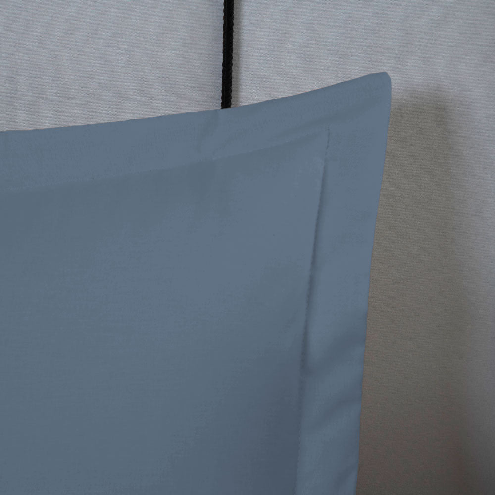 Porta-Travesseiro Dia a Dia 50 x 70 cm Percal 180 Fios Azul Petróleo