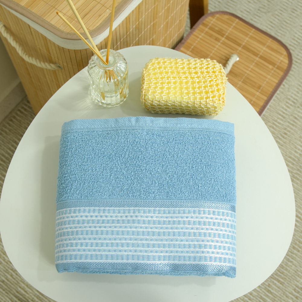 Toalha de Banho Urbane 100% Algodão 360 g/m² Felpuda Azul