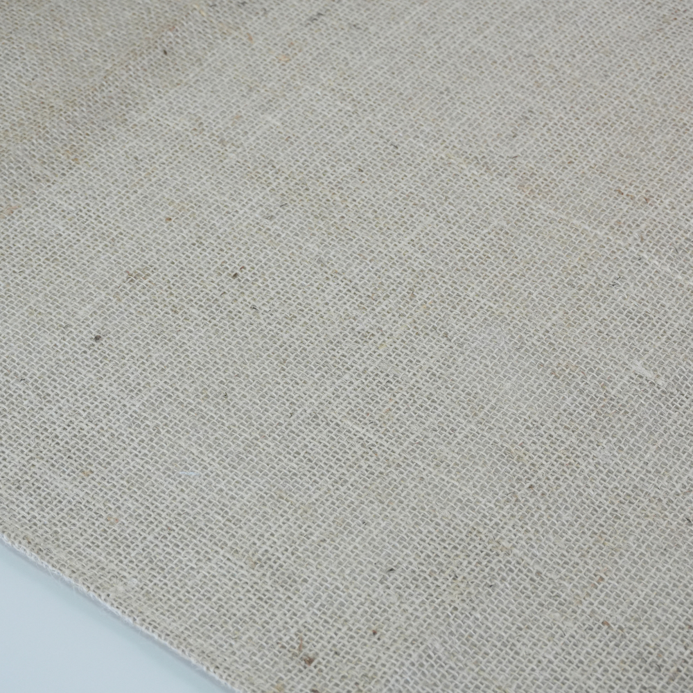 Caminho de Mesa Decorê Juta e Malva Bege 46 x 130 cm