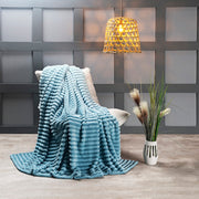 Cobertor Ultrasoft Fluffy Queen Microfibra Flannel 320g/m² Aqua