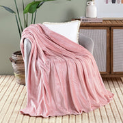 Cobertor Ultrasoft Sibéria Queen Microfibra Flannel 280g/m² Rosa