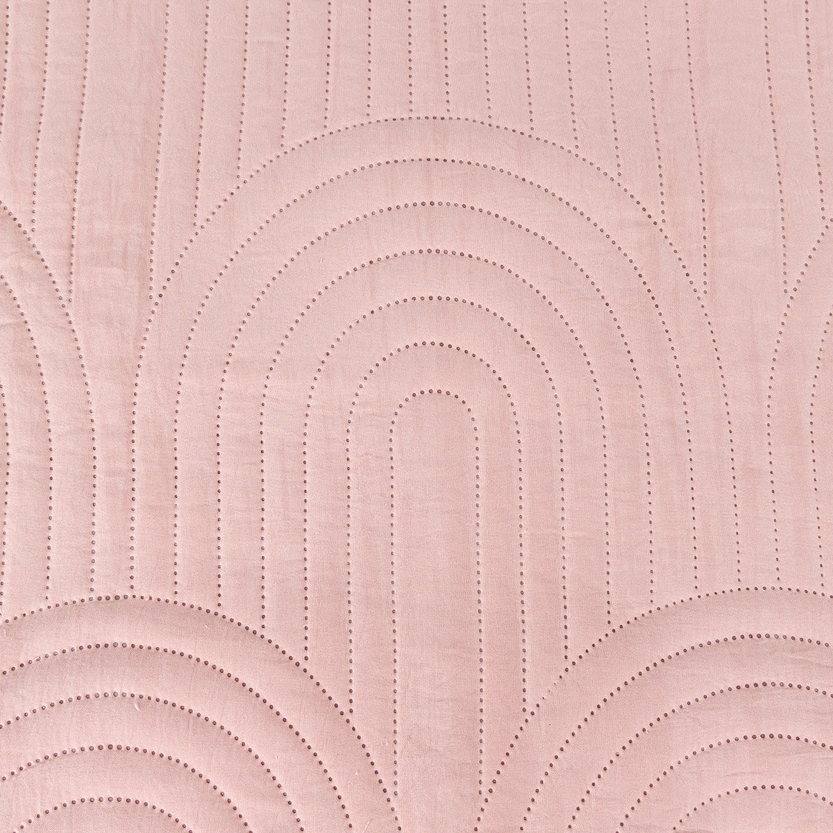 Cobre Leito Arcos King 3 Peças Micropercal 200 Fios Matelado Rosa