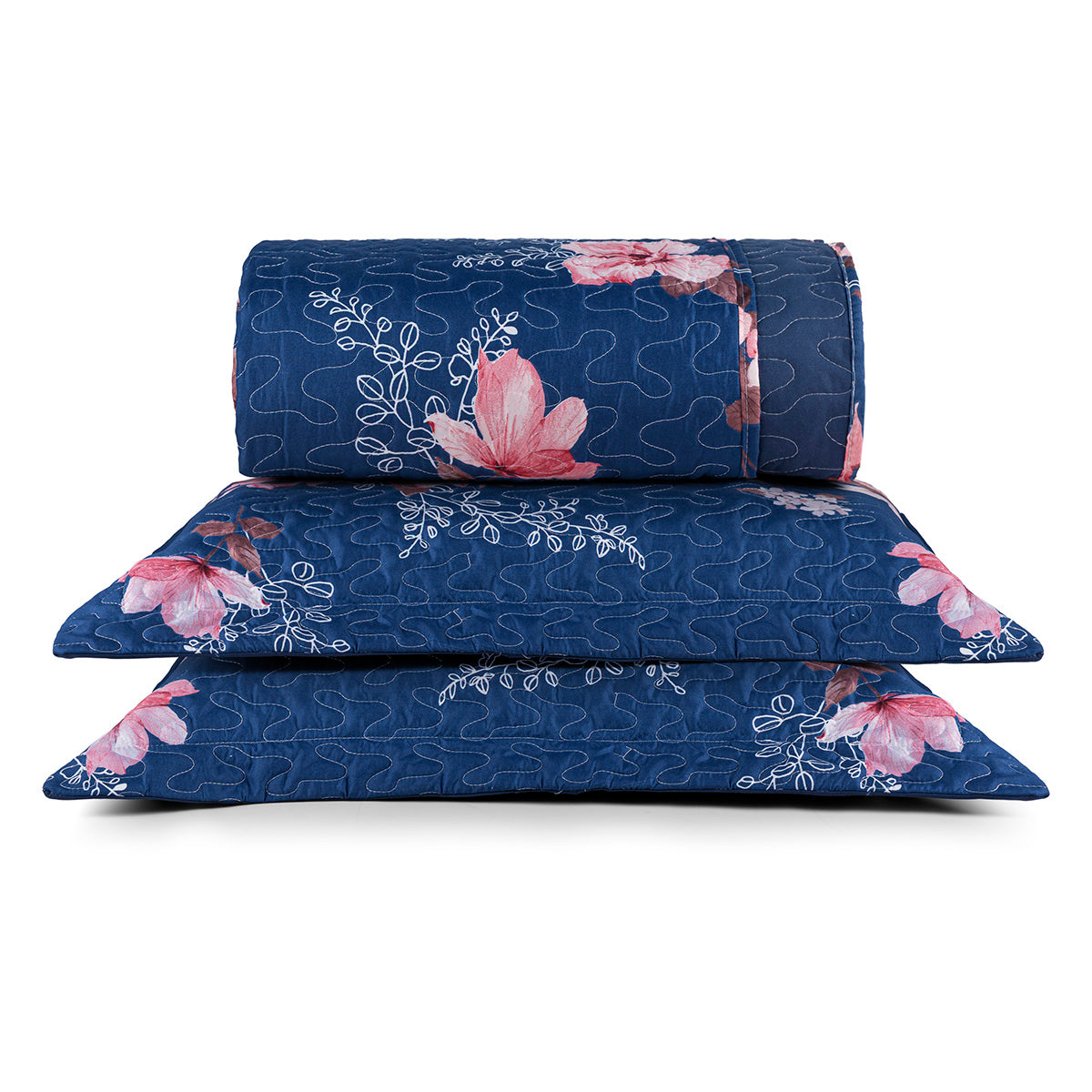 Cobre Leito King Avere Micropercal 200 Fios Estampado 3 Peças Encantada