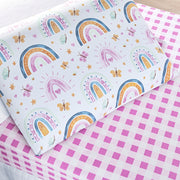 Jogo de Lençol Solteiro Infantil Tutti Kids Micropercal 200 Fios 2 Peças Rainbow