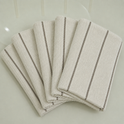 Kit 5 Panos de Copa Felpudo Bonjour 100% Algodão 70 x 45 cm Palha