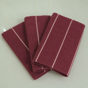 Kit 3 Panos de Copa Felpudo Bonjour 100% Algodão 70 x 45 cm Vermelho