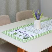 Caminho de Mesa Allegra Microfibra Estampa Digital 43 x 125 cm Lavanda