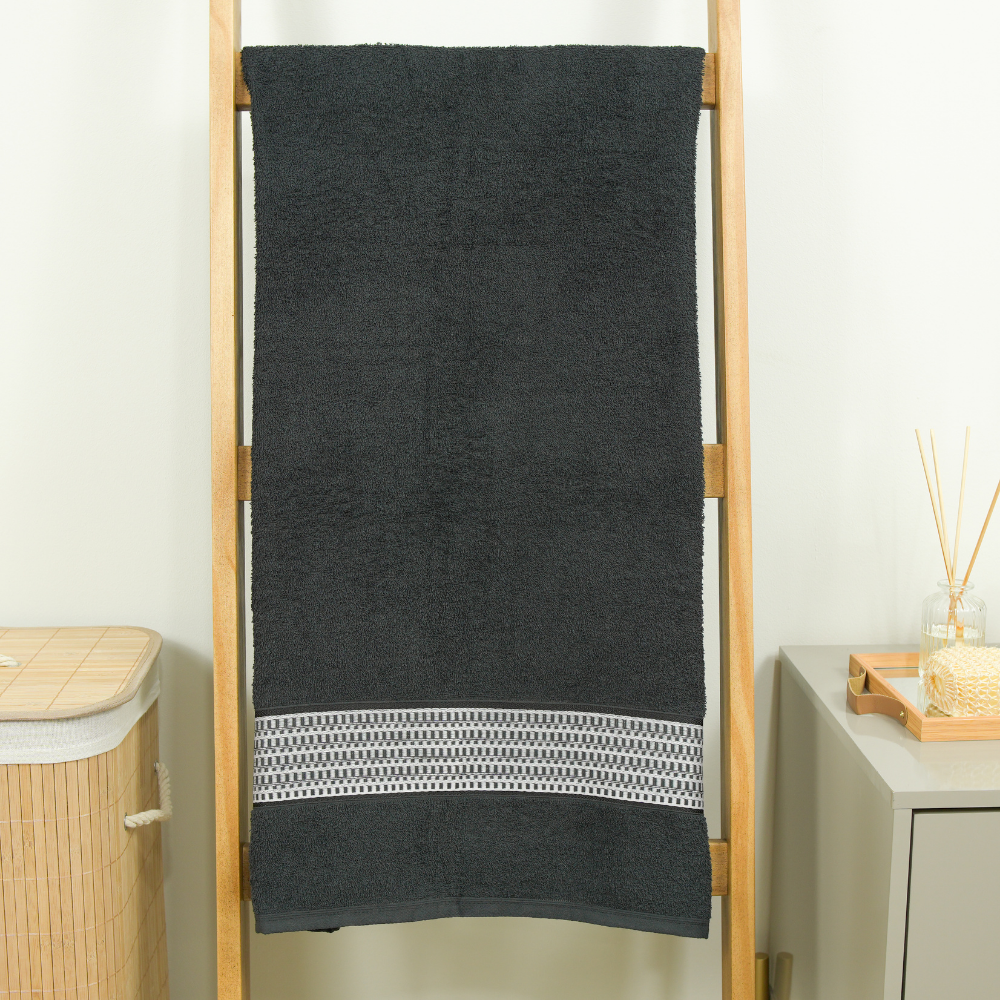 Toalha de Banho Urbane 100% Algodão 360 g/m² Felpuda Preto