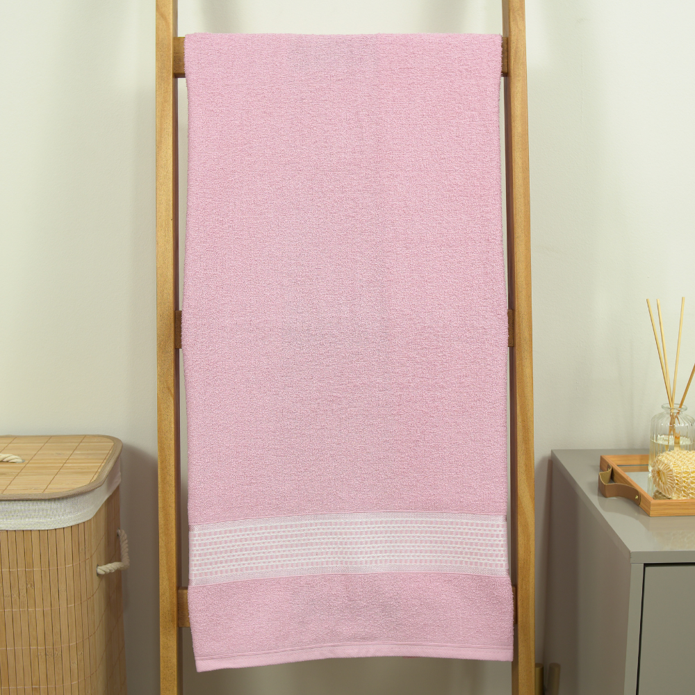 Toalha de Banho Urbane 100% Algodão 360 g/m² Felpuda Rosa