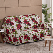 Capa para Sofá Coladinha com Elástico em Volta Roseiral