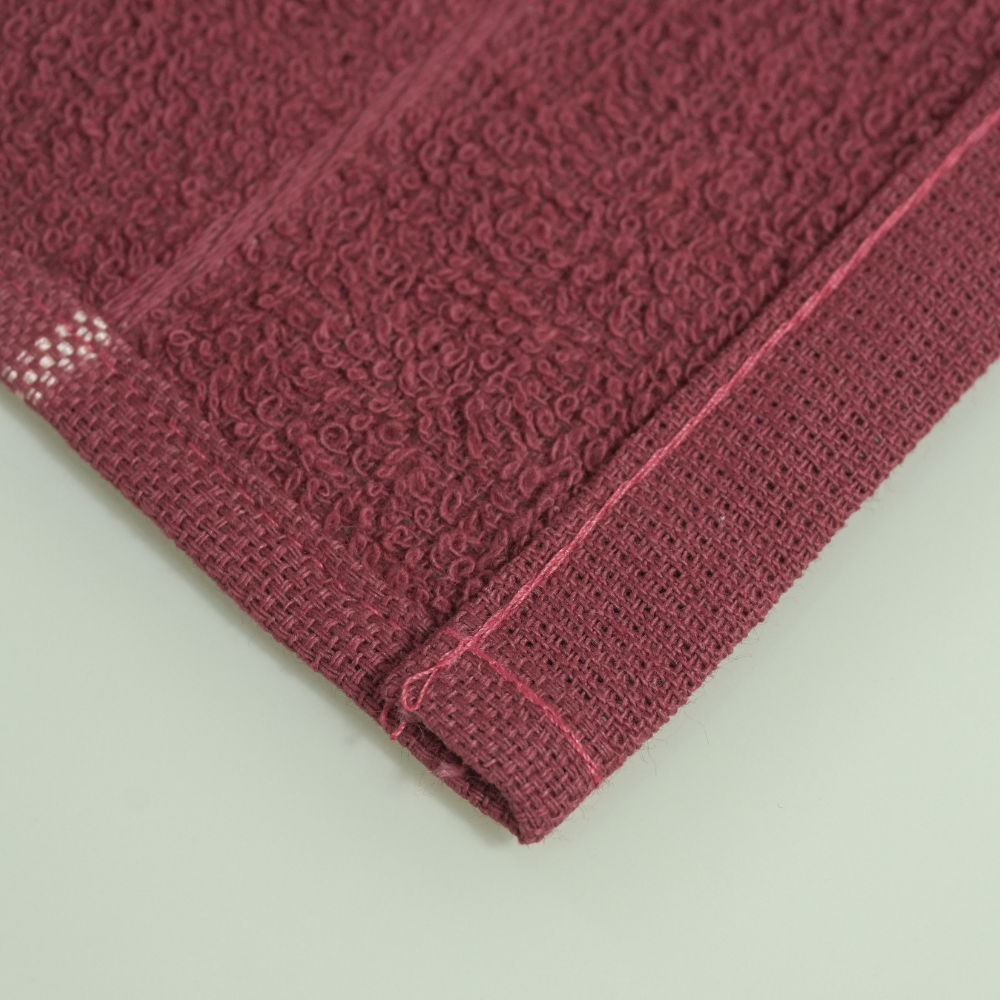 Kit 3 Panos de Copa Felpudo Bonjour 100% Algodão 70 x 45 cm Vermelho
