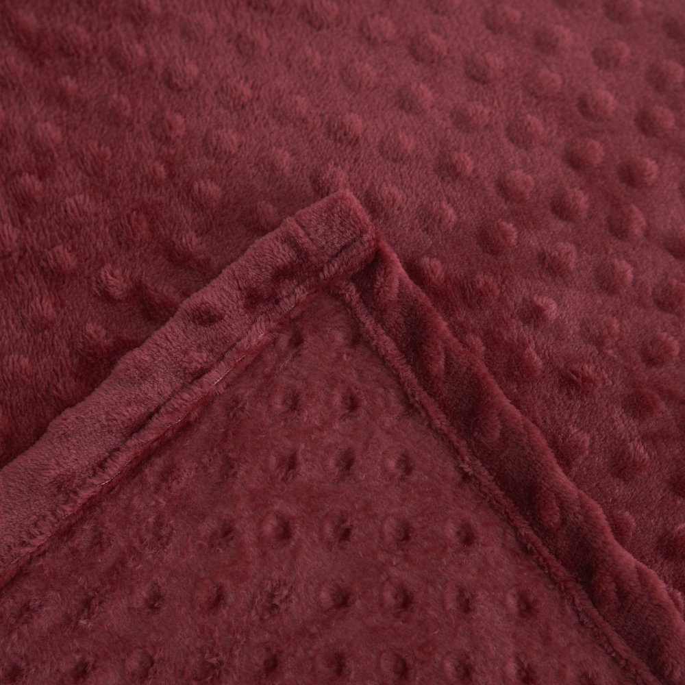 Manta Cobertor Delicatta Fleece Bolinha 220 x 240 cm Vermelho