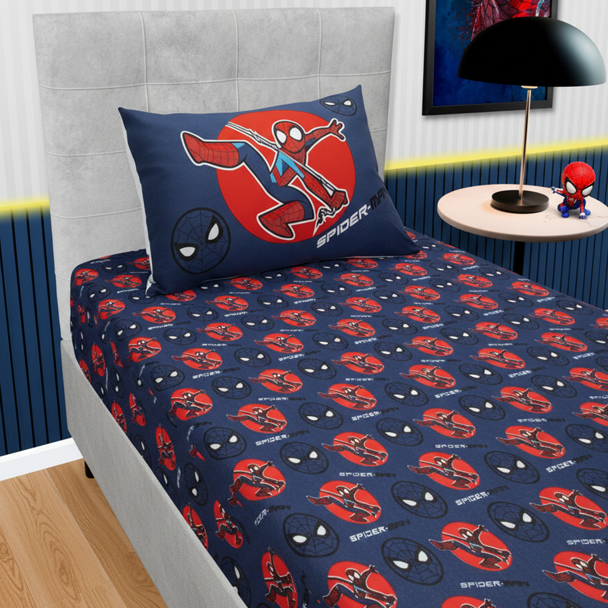 Jogo de Lençol Solteiro 2 Peças Algodão Spider Trend