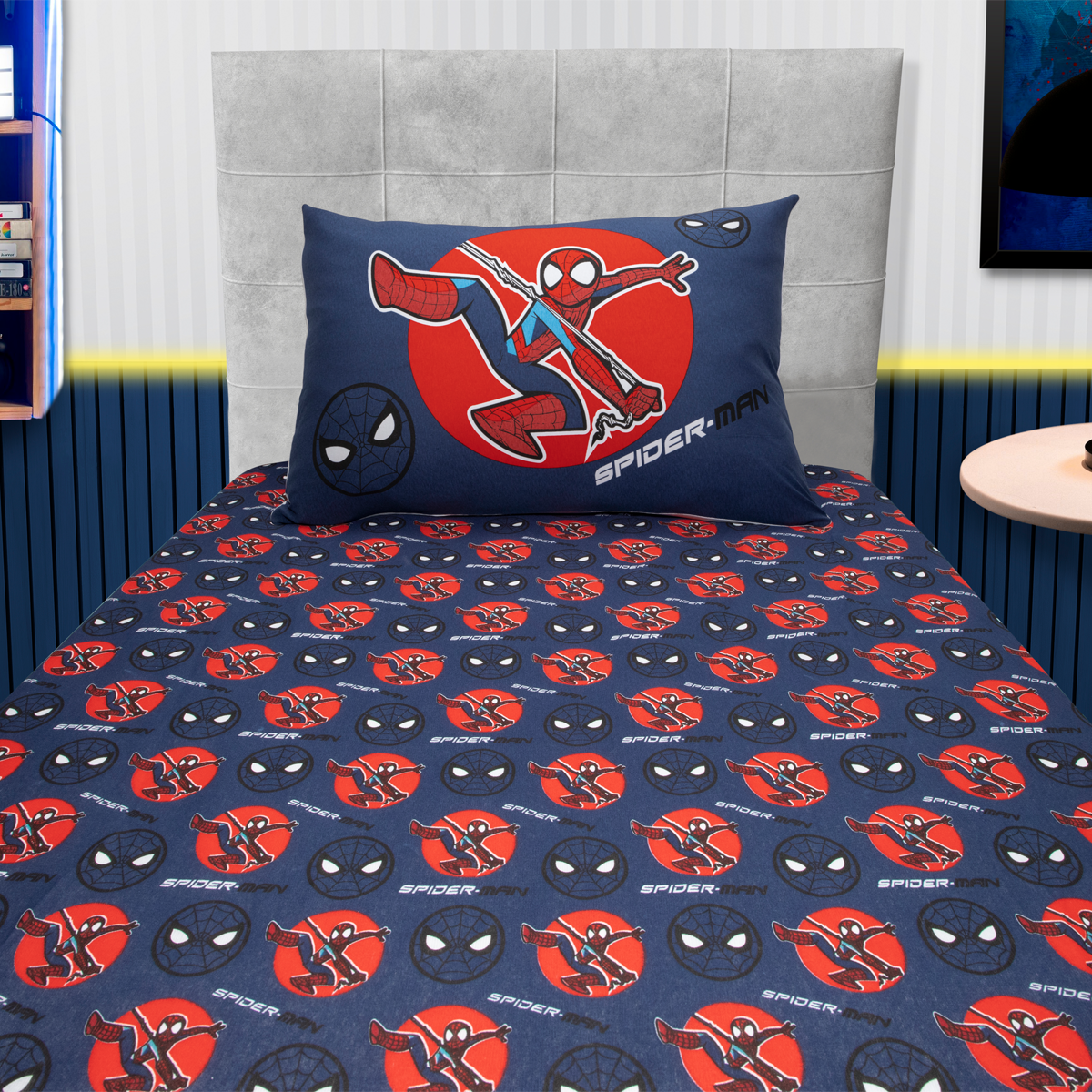 Jogo de Lençol Solteiro 2 Peças Algodão Spider Trend